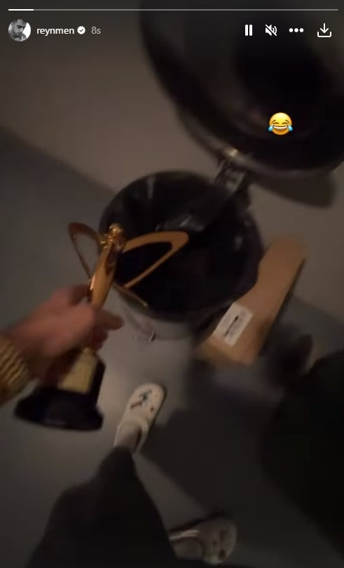 "Altın Kelebek"də mükafat ala bilməyən Reynmendən hörmətsizlik - VİDEO